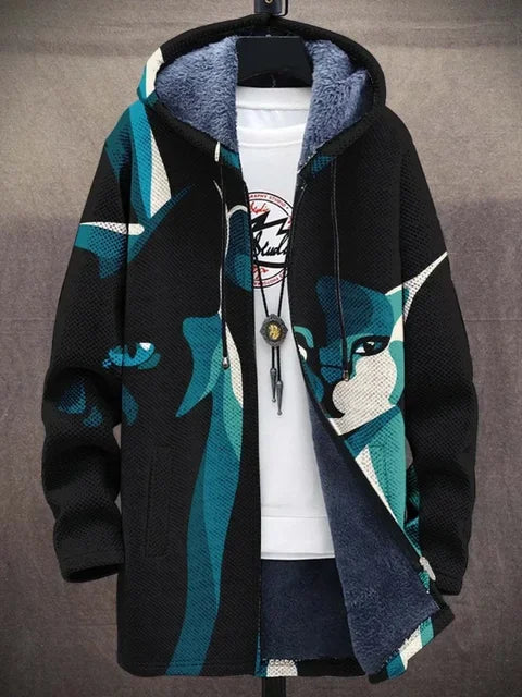 ARIANE - JACKET WITH ARTISTIC PRINT