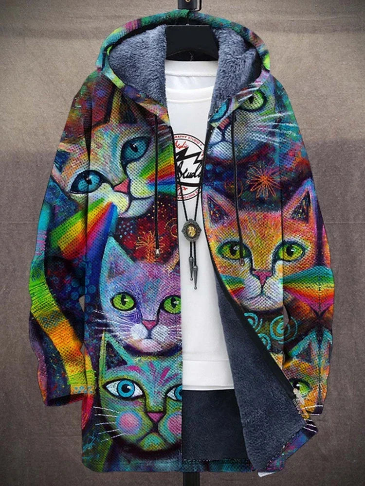 ARIANE - JACKET WITH ARTISTIC PRINT