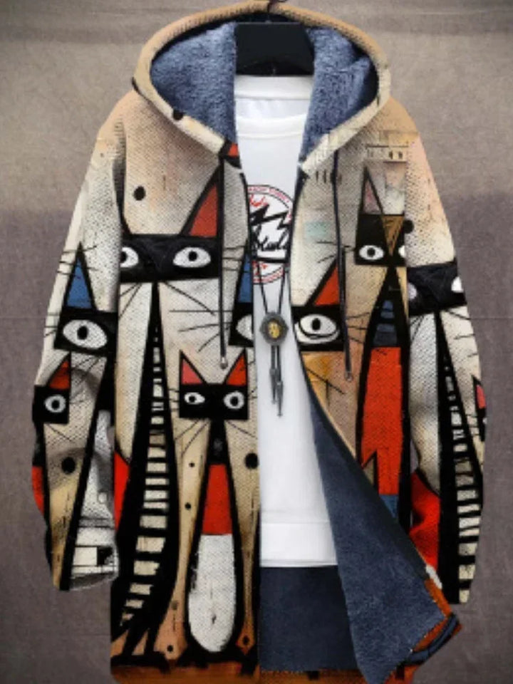 ARIANE - JACKET WITH ARTISTIC PRINT