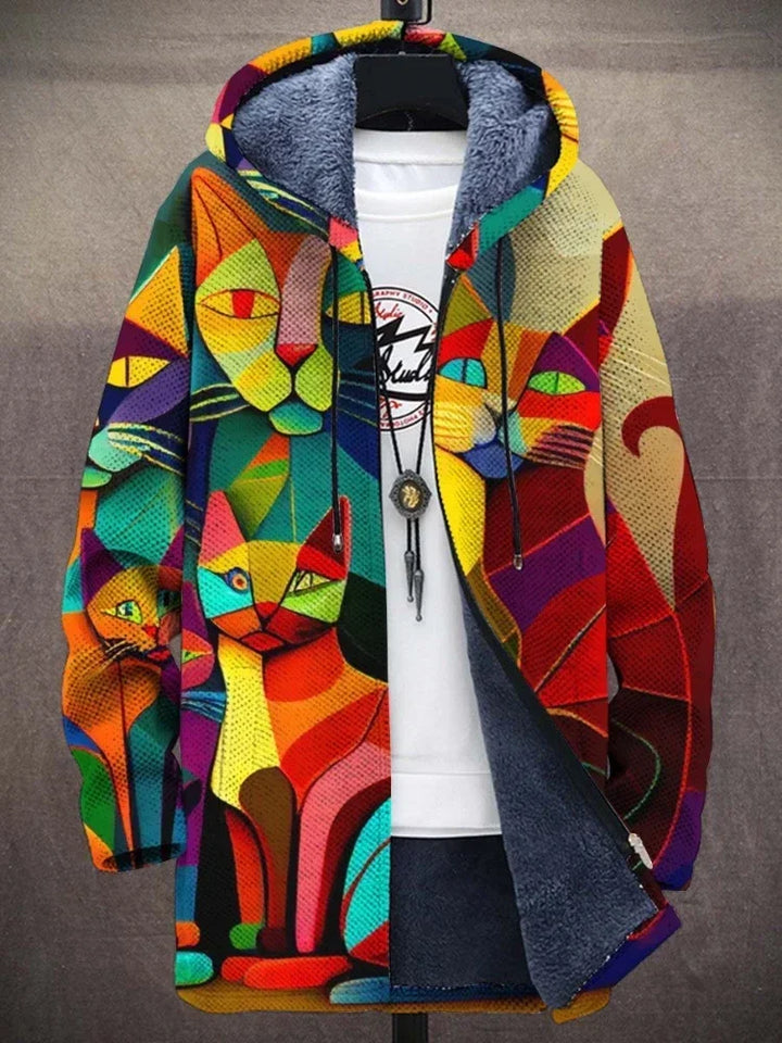 ARIANE - JACKET WITH ARTISTIC PRINT